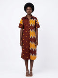 Sunset Harmony Shirt Dress