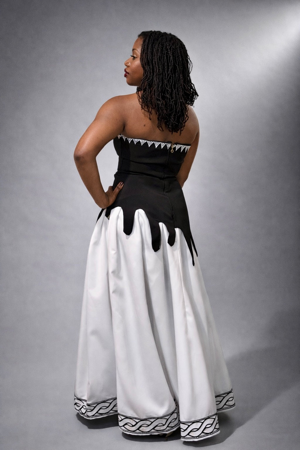 Monochrome Royal Heritage Gown