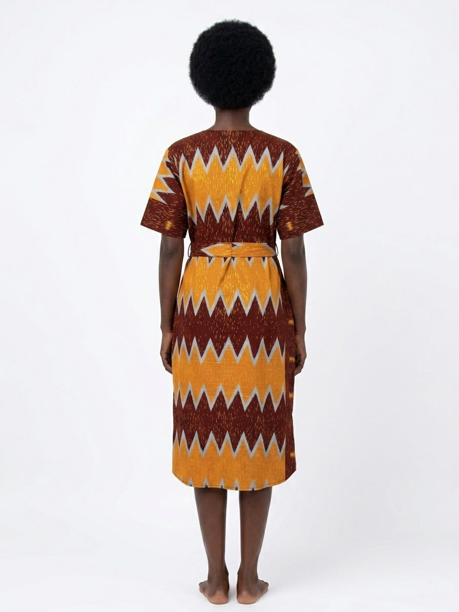 Sunset Harmony Shirt Dress