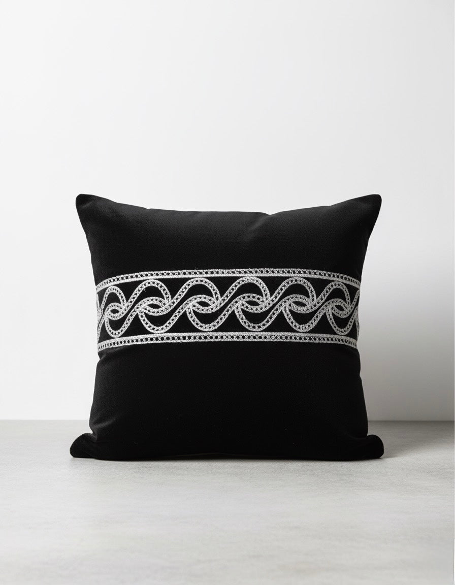 Snake Motif Toghu Throw Pillow (Heritage Transformation Edition)