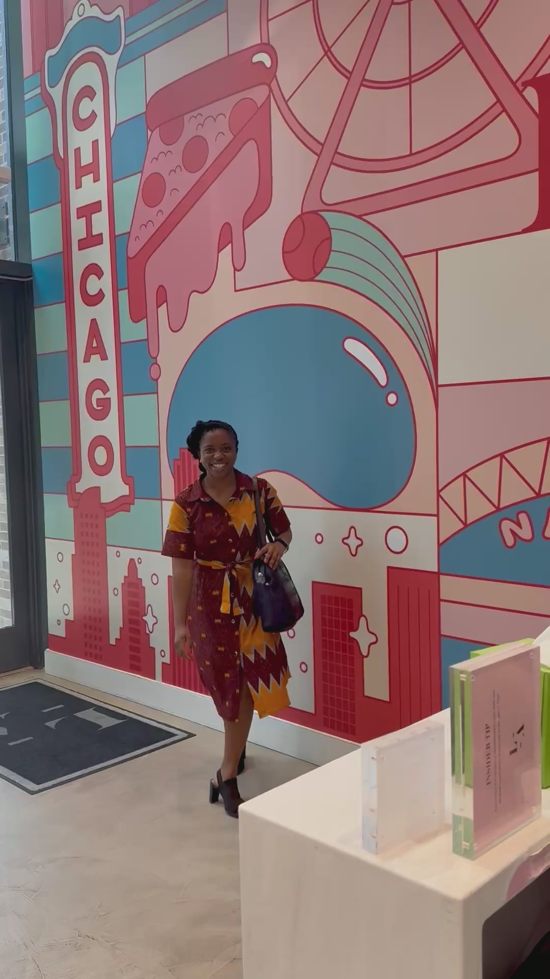 Sunset Harmony Shirt Dress